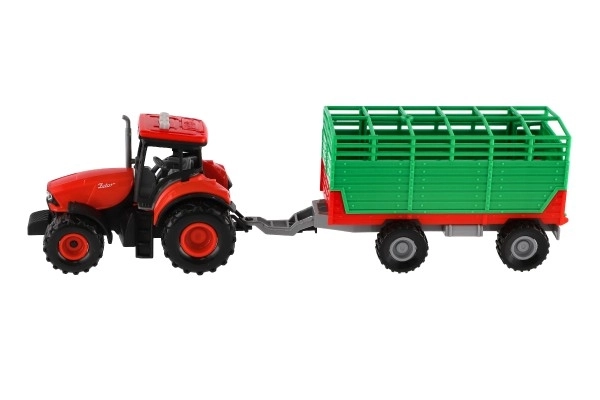 Tracteur Zetor avec remorque avec effets lumineux et sonores - 36 cm