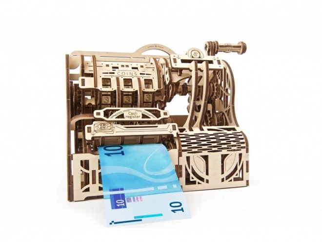 Puzzle mécanique en bois 3D Ugears Caisse enregistreuse