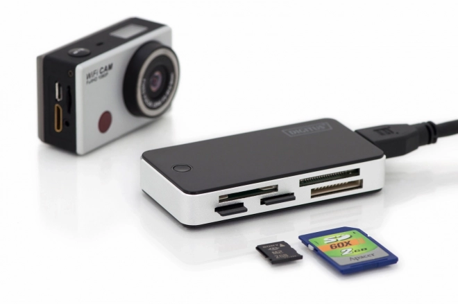 lecteur de cartes mémoire 5 ports USB 3.0 SuperSpeed