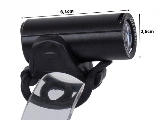 Phare avant pour vélo USB avec LED Cree
