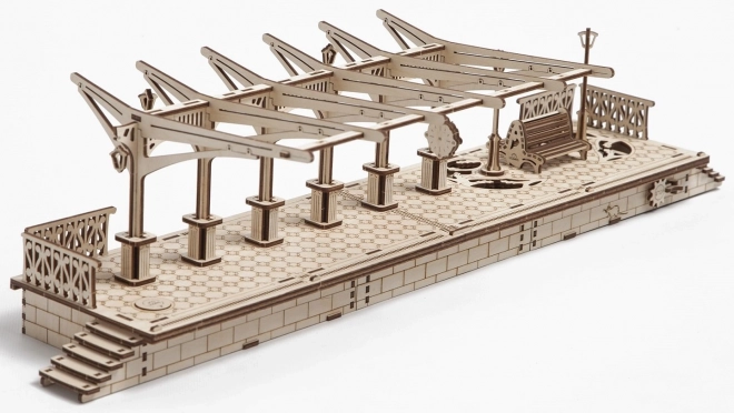 Ugears puzzle 3D - Gare 196 pièces