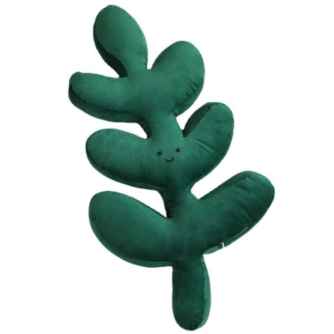 Coussin décoratif en peluche en forme de feuille – type 1