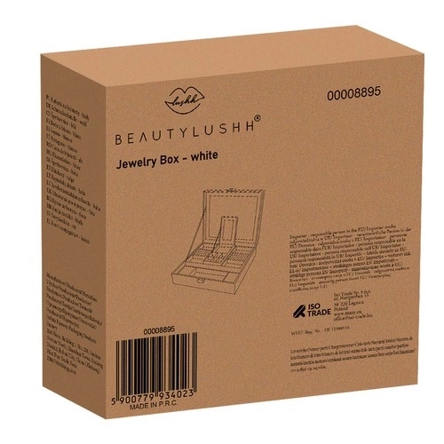 Boîte à bijoux Blanche Beautylushh