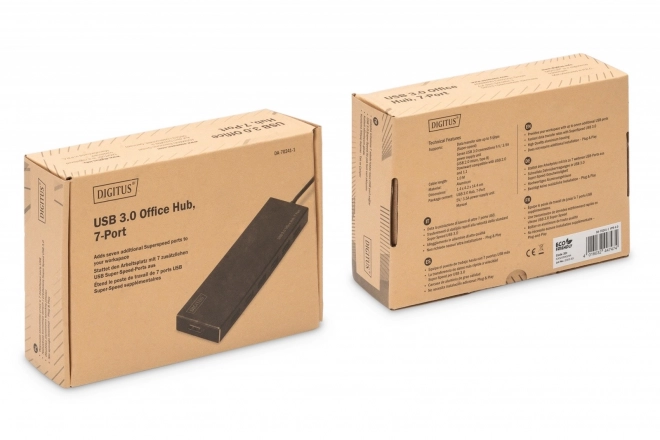 Concentrateur USB 3.0 à 7 ports, aluminium