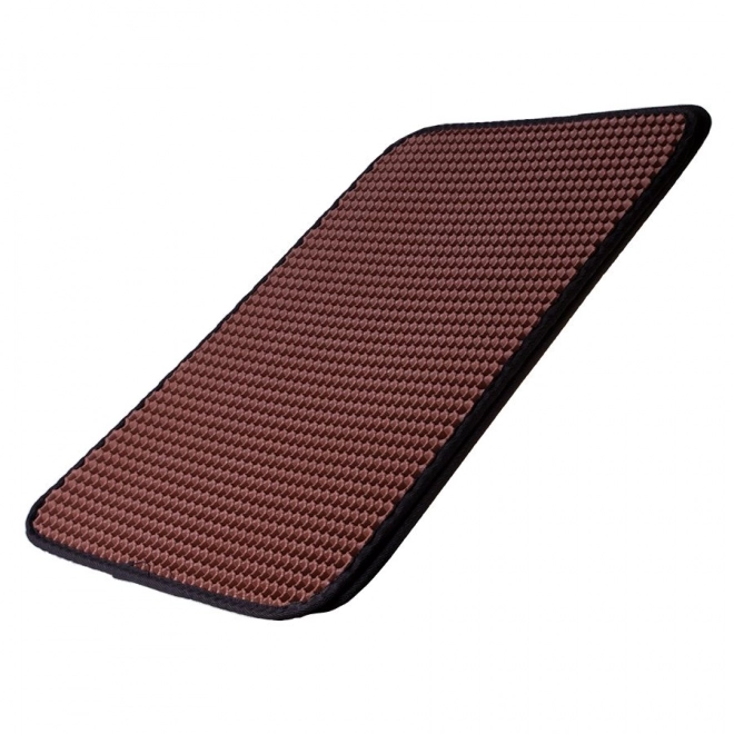 Tapis de litière pour chat - marron
