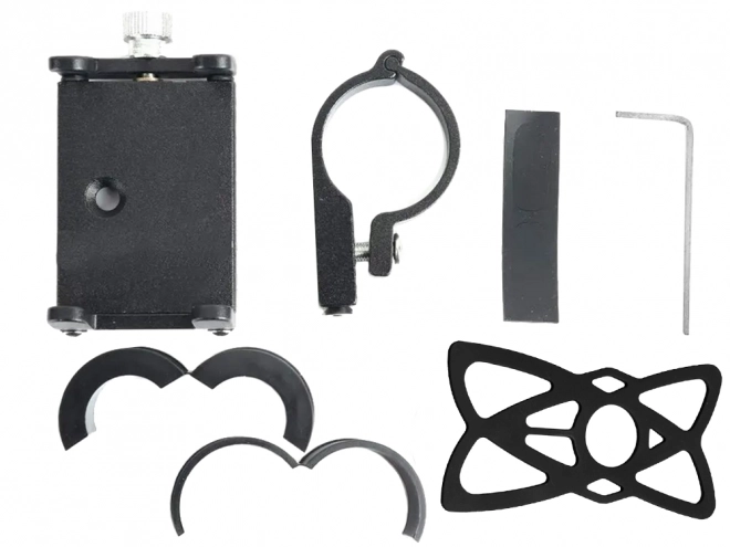 Support de téléphone en aluminium pour guidon