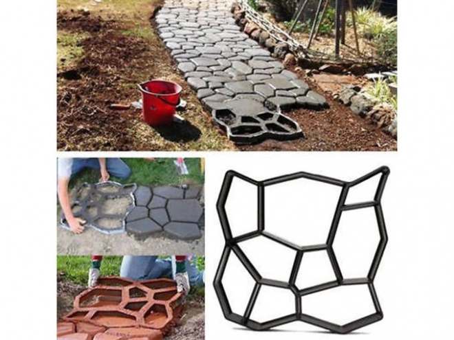 Moule pour pavés en béton tête de chat