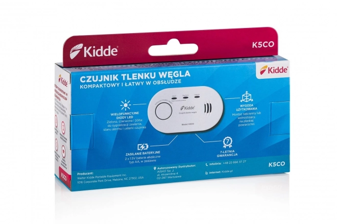 Détecteur de monoxyde de carbone Kidde K5CO