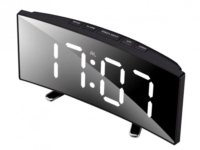 Réveil numérique élégant avec thermomètre et affichage LED