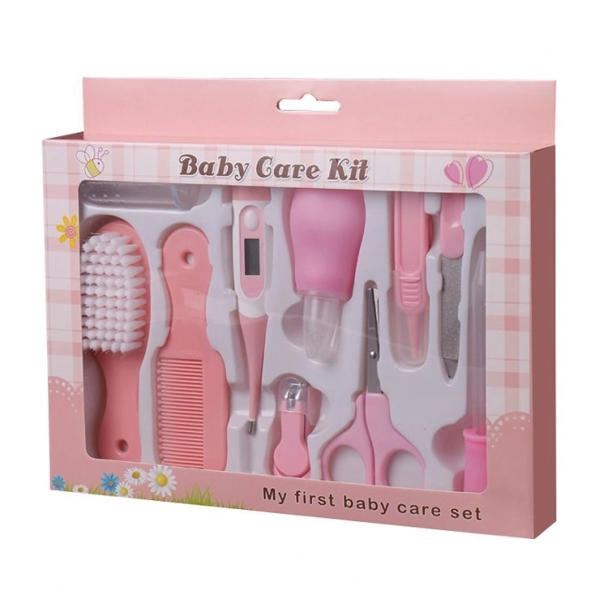 Ensemble pour les soins des enfants et des nourrissons 10 articles - rose
