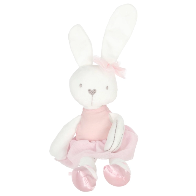 Doudou en peluche - lapin rose