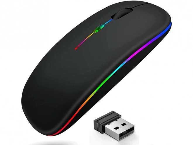Souris Bluetooth mince 2,4 GHz pour PC et ordinateurs portables