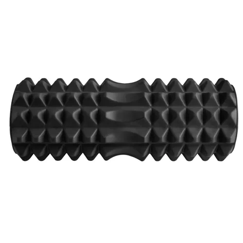 Rouleau de yoga - rouleau de massage (noir) 23570