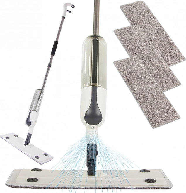 Serpillière en microfibre avec réservoir et pulvérisateur