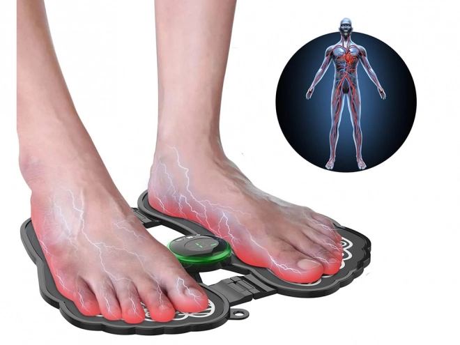 Tapis de massage EMS pour pieds pour la stimulation de la circulation sanguine