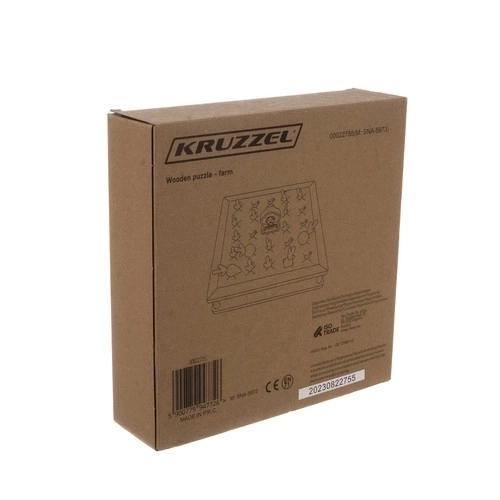 Puzzle en bois - ferme Kruzzel 22755