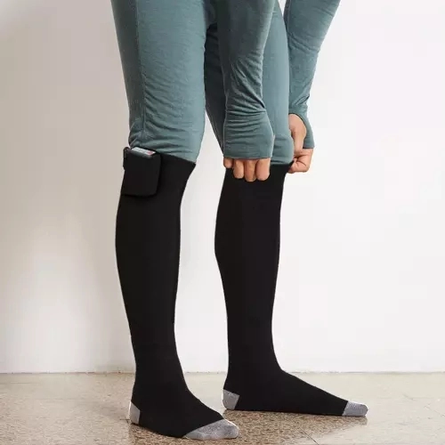 Chaussettes chauffantes électriquement