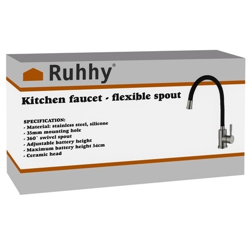 Robinet de cuisine - tuyau flexible Ruhhy 22821