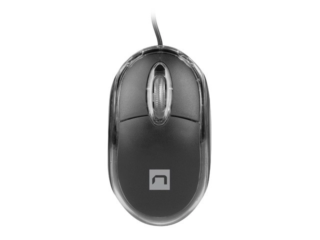Souris optique filaire Natec Vireo 2, 1000 DPI, noire