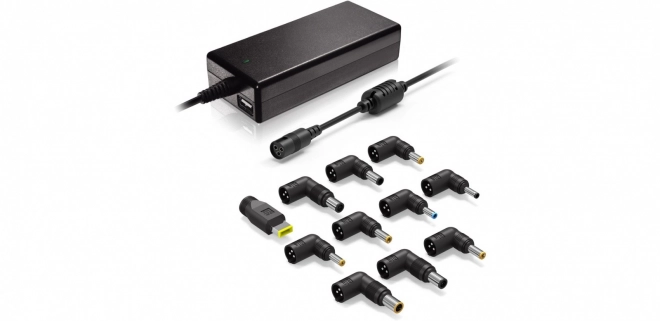 Adaptateur d'alimentation universel pour ordinateur portable 90W avec jeu de 11 embouts