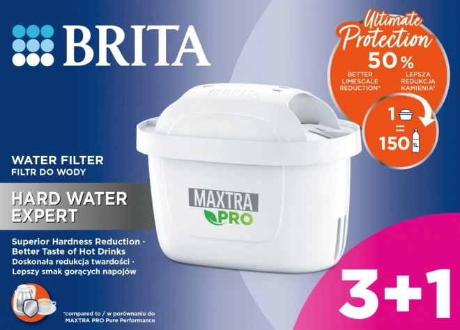 Maxtra PRO Expert en Eau Dure cartouche de rechange 3+1 pcs.