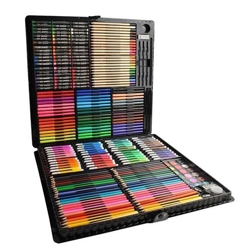 Ensemble de peinture et de dessin dans une mallette 288 pièces