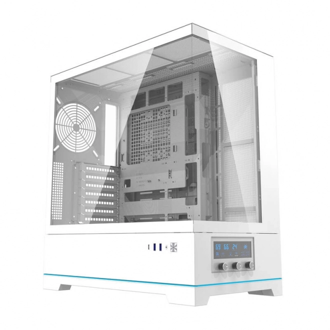 Boîtier PC Darkflash DY451 blanc