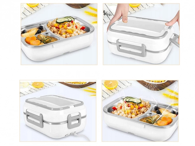 Boîte à lunch chauffante électrique pour voiture