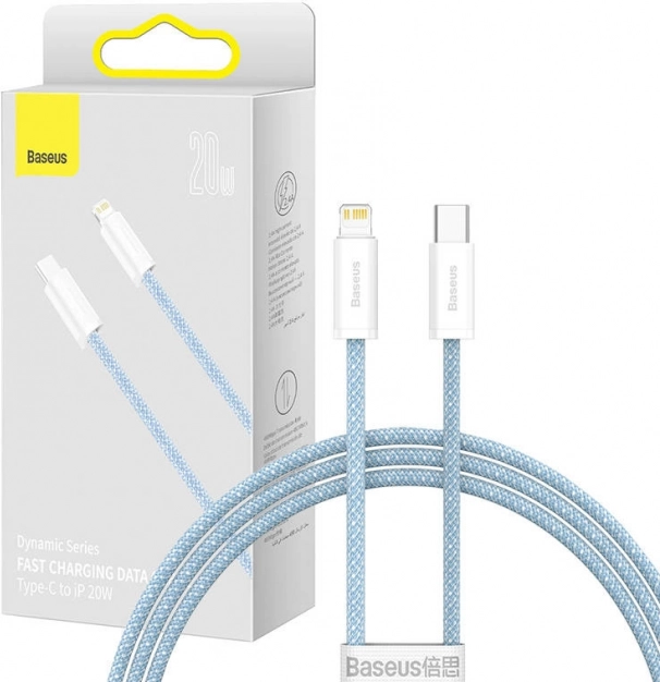 Câble USB-C vers Lightning Baseus Dynamic 20W, 1 m