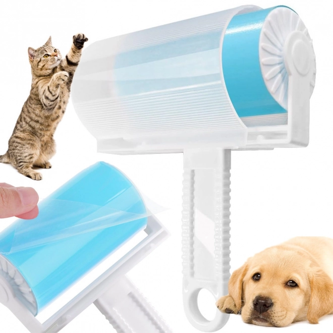 Rouleau gel ergonomique pour élimination des poils