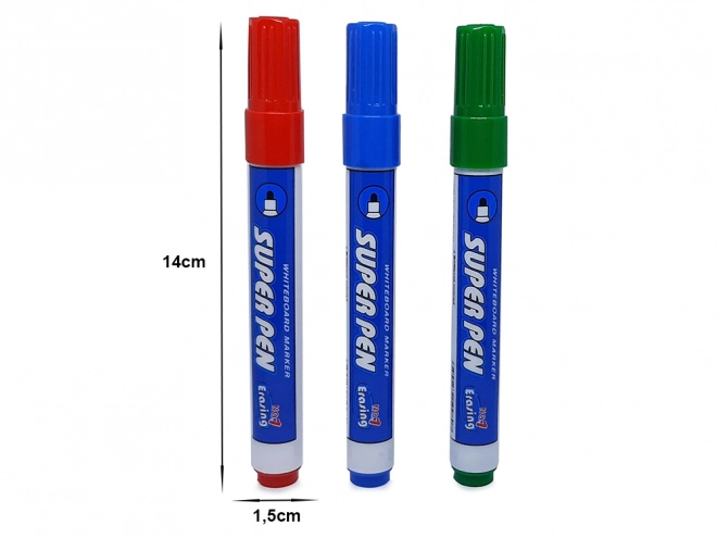 Marqueurs pour tableau blanc ensemble de 4 pièces