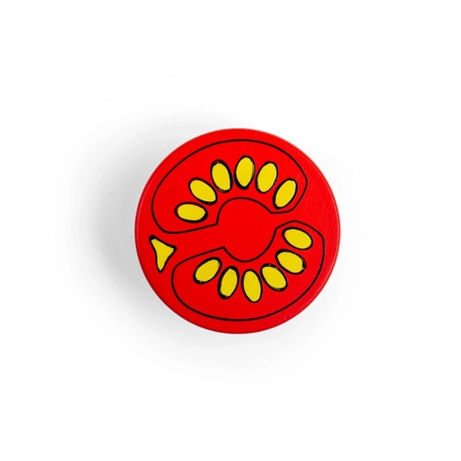 Tomate en bois moitié de Bigjigs Toys