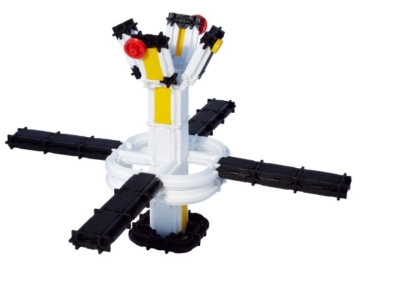 Jeu de construction SEVA ESPACE Satellite plastique 425 pièces en boîte 35x33x5cm