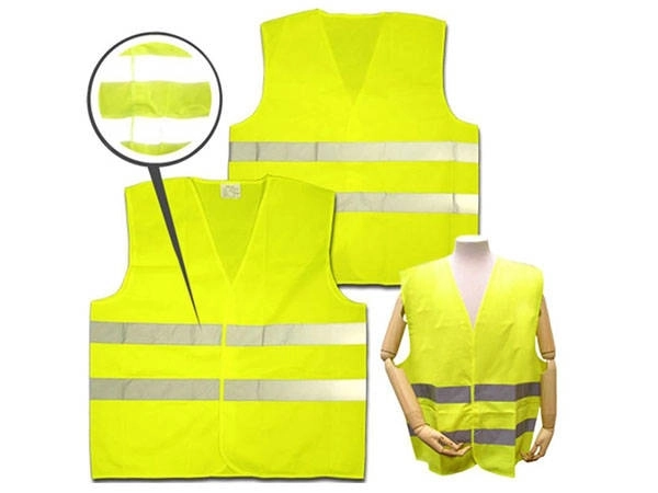 Gilet de sécurité réfléchissant jaune taille XL