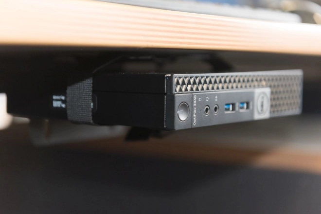 Support pour montage MiniPC derrière le moniteur VESA 75x75, 100x100, charge max. 5kg
