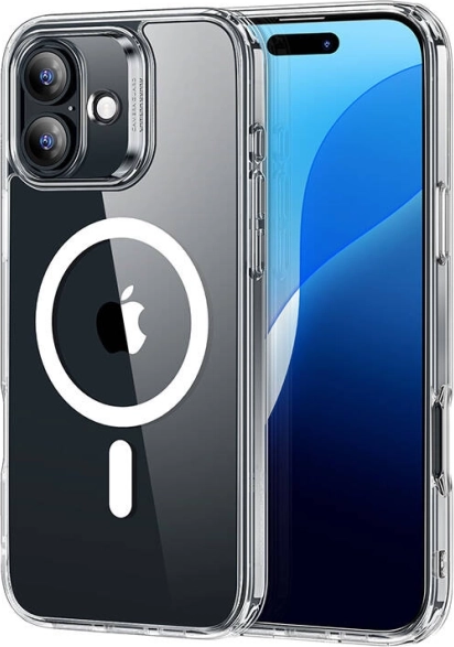 Coque ESR Classic Hybrid HaloLock pour iPhone 16, transparente