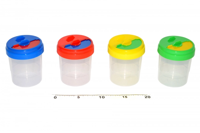 Gobelet à eau avec couvercle en plastique