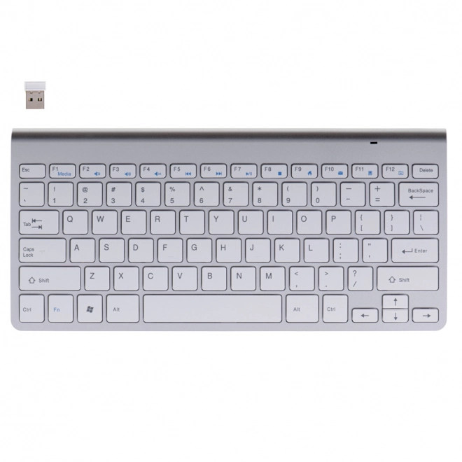 Clavier sans fil pour Smart TV argenté