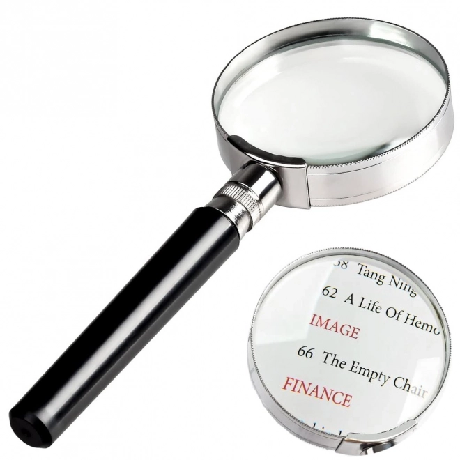 Loupe métallique classique 75 mm