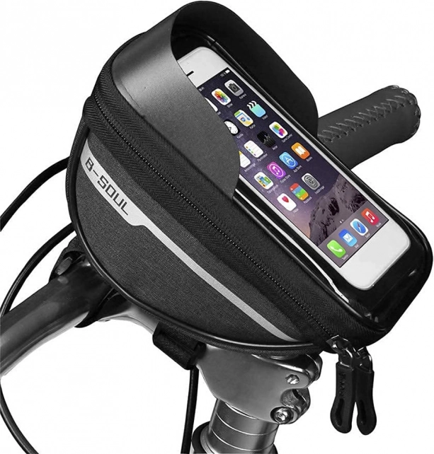Sacoche de cadre vélo étanche pour téléphone 6,8″