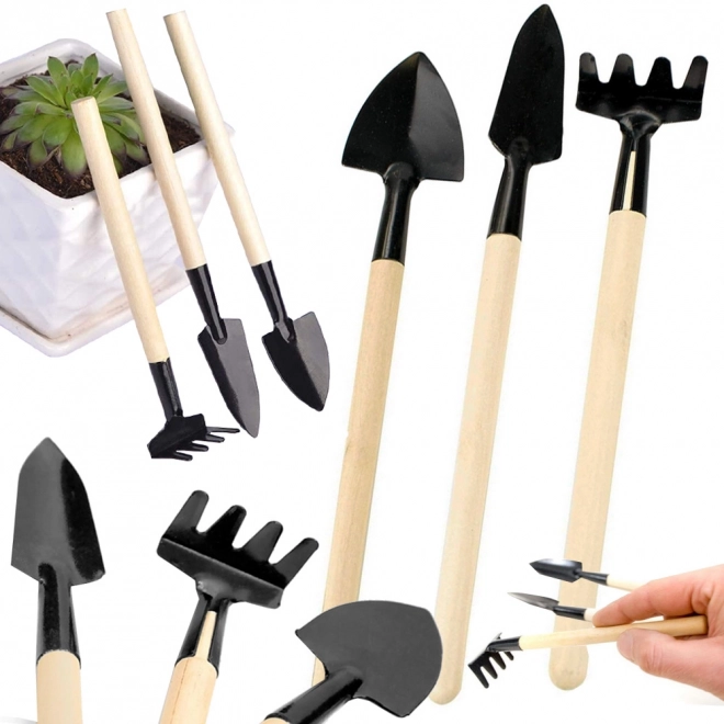 Ensemble d'outils de jardinage pour le rempotage des pots de fleurs