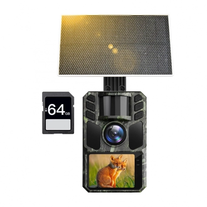 Caméra de chasse avec panneau solaire KJK