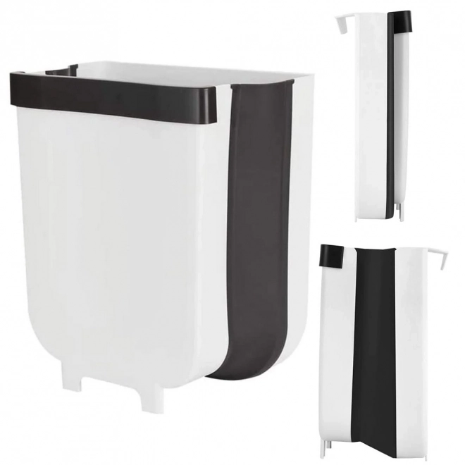Poubelle pliante pour déchets organiques pour armoire