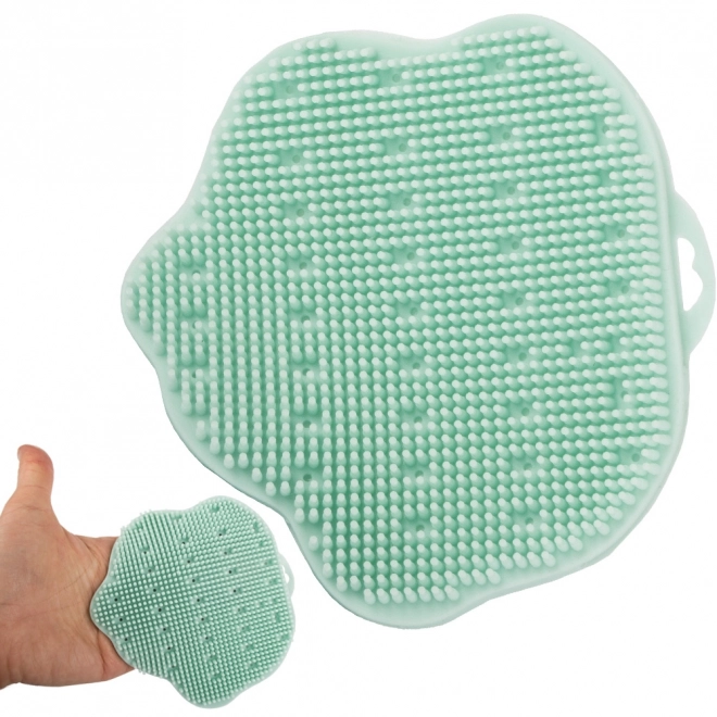 Brosse massante et nettoyante en silicone