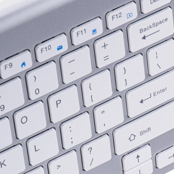 Clavier sans fil pour Smart TV argenté