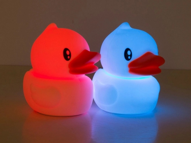 Lumière Nocturne LED Canard pour Enfants en Silicone
