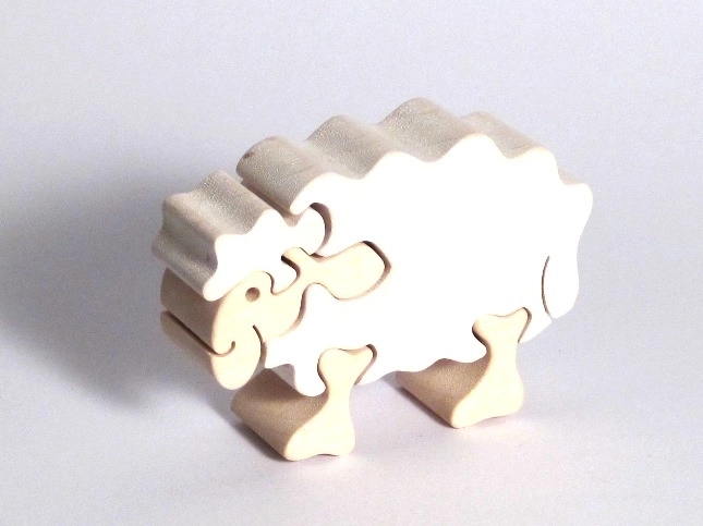 Puzzle à encastrer en bois Mouton