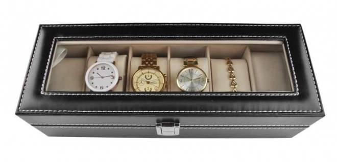 Organisateur de montres 6 compartiments