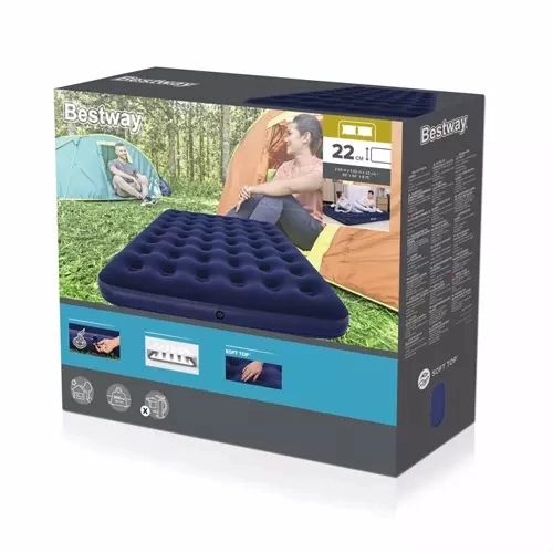 Matelas velours pour deux personnes Bestway Pavillo