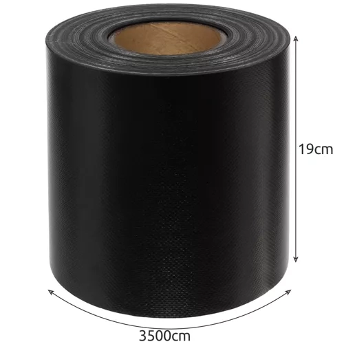 Bande de clôture 19cmx35m 630g/m2 anthracite 23703